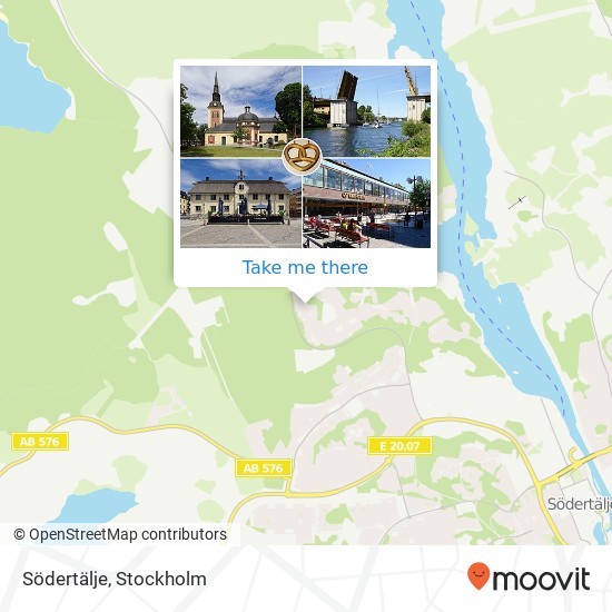 Södertälje map