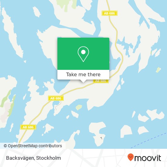 Backsvägen map