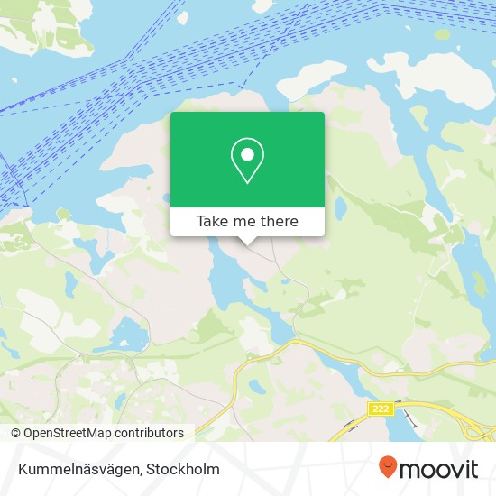 Kummelnäsvägen map