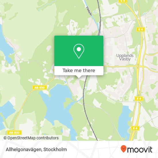 Allhelgonavägen map