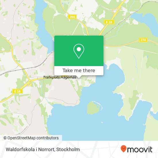 Waldorfskola i Norrort map