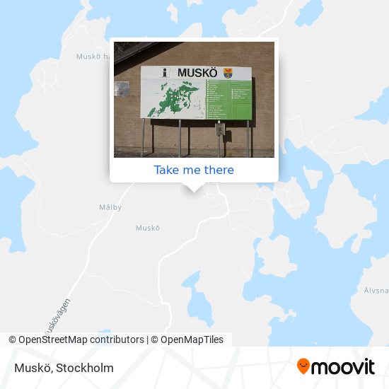 Muskö map