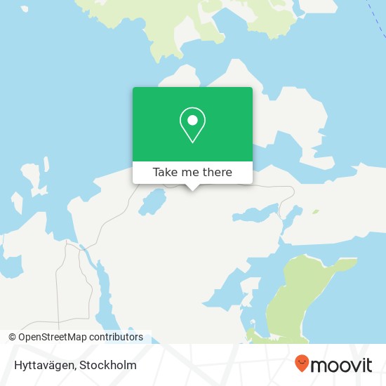 Hyttavägen map