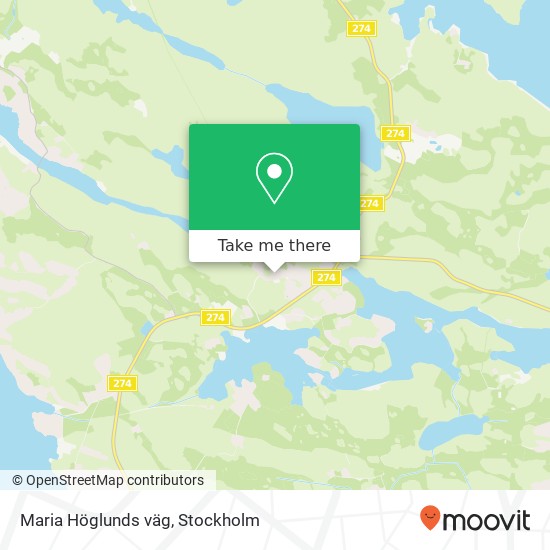 Maria Höglunds väg map