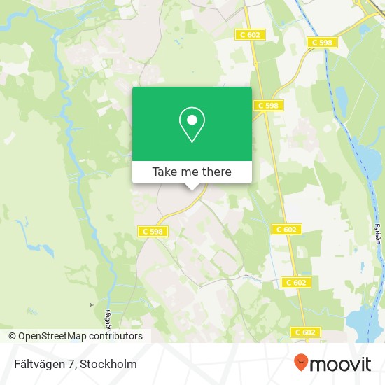 Fältvägen 7 map