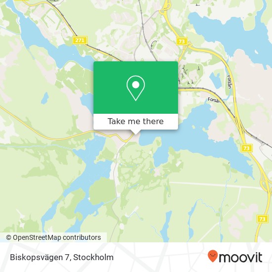 Biskopsvägen 7 map