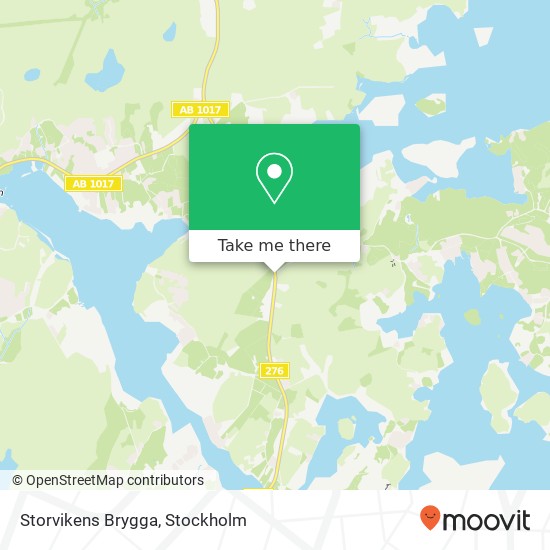 Storvikens Brygga map