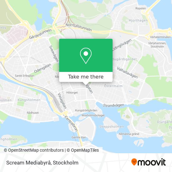 Scream Mediabyrå map