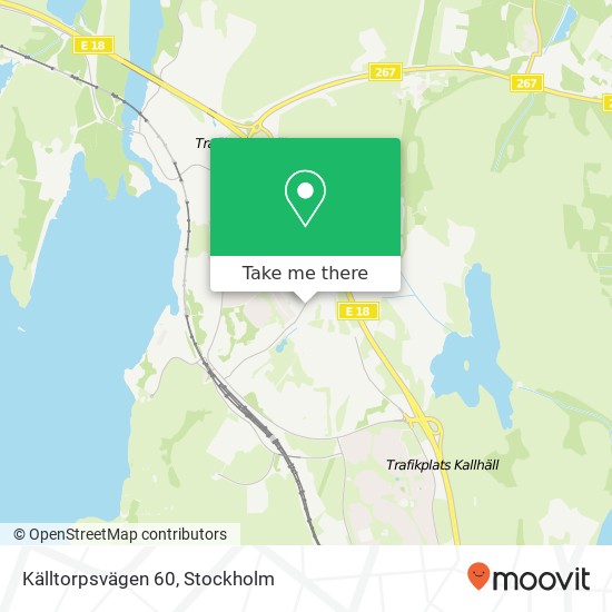 Källtorpsvägen 60 map