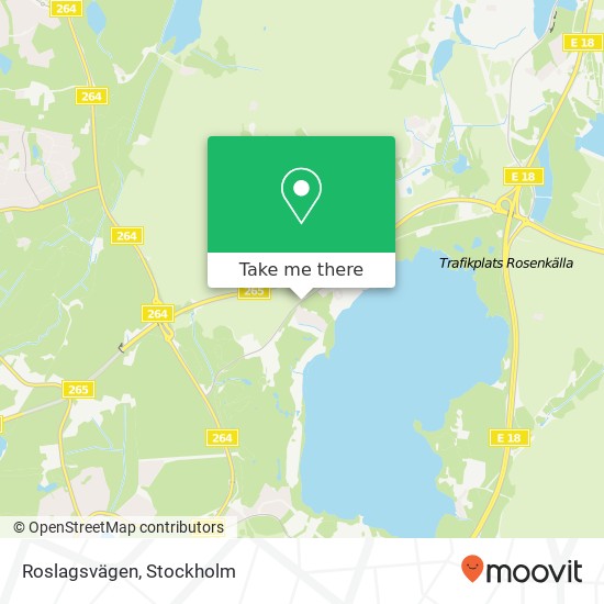 Roslagsvägen map