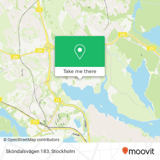 Sköndalsvägen 183 map