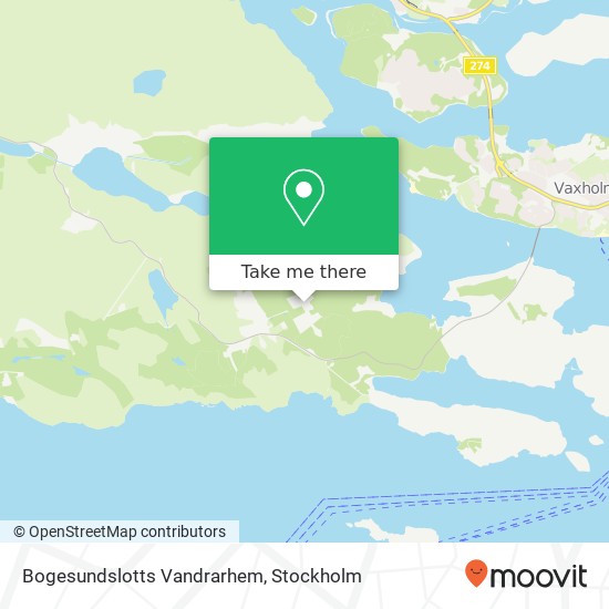 Bogesundslotts Vandrarhem map