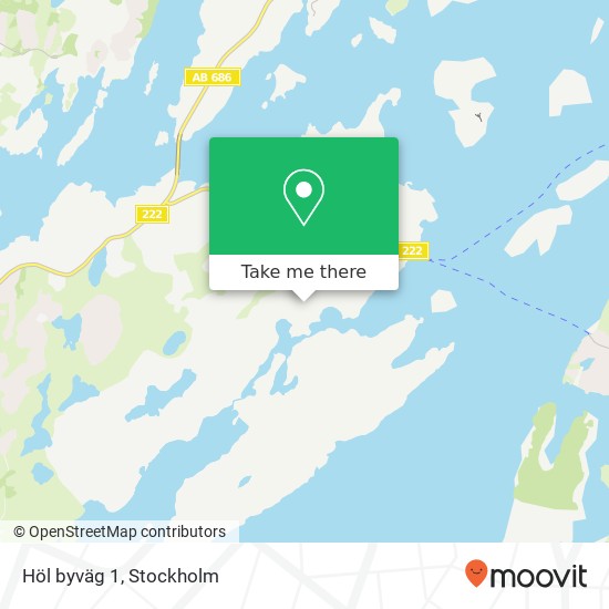 Höl byväg 1 map