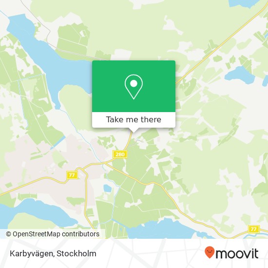 Karbyvägen map