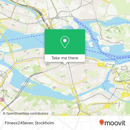 Fitness24Seven map