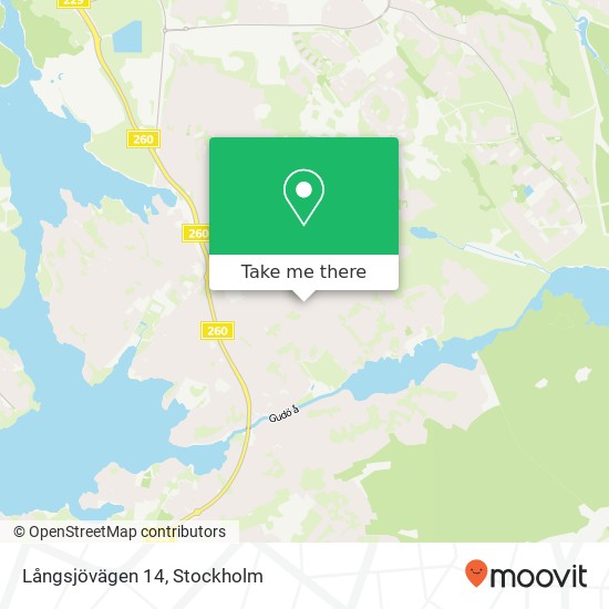 Långsjövägen 14 map