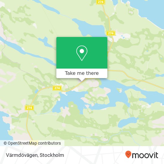 Värmdövägen map