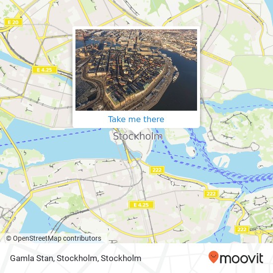 Gamla Stan, Stockholm map