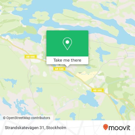 Strandskatevägen 31 map