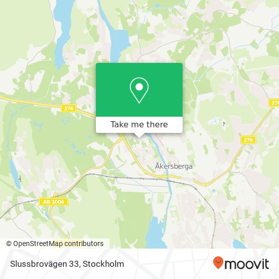 Slussbrovägen 33 map