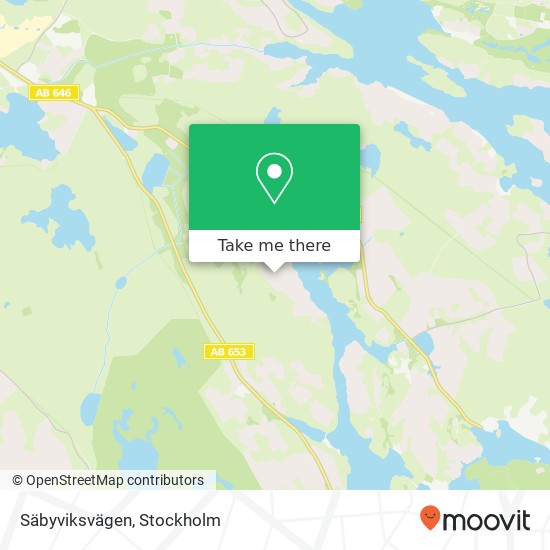 Säbyviksvägen map