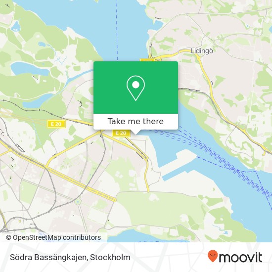 Södra Bassängkajen map