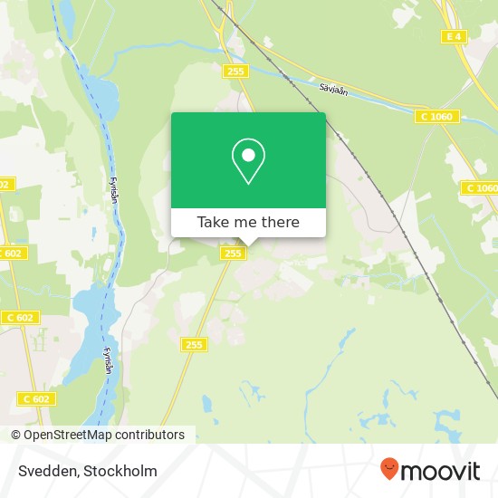 Svedden map