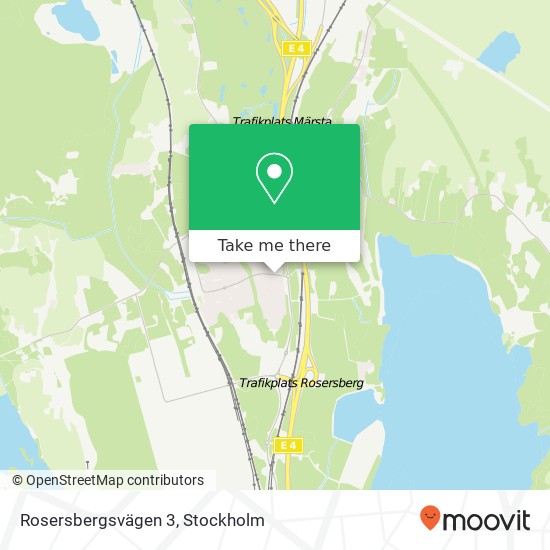 Rosersbergsvägen 3 map