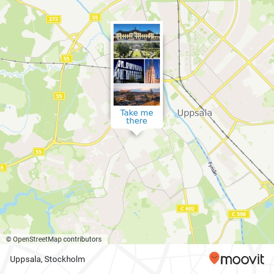 Uppsala map