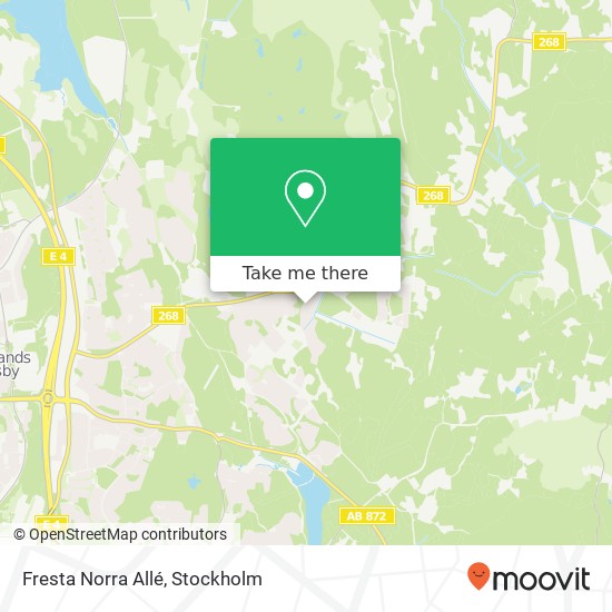 Fresta Norra Allé map