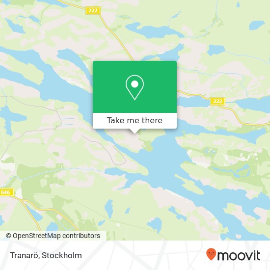 Tranarö map