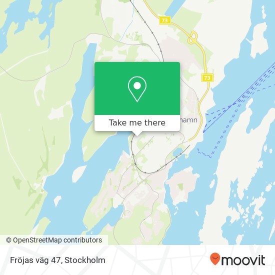 Fröjas väg 47 map