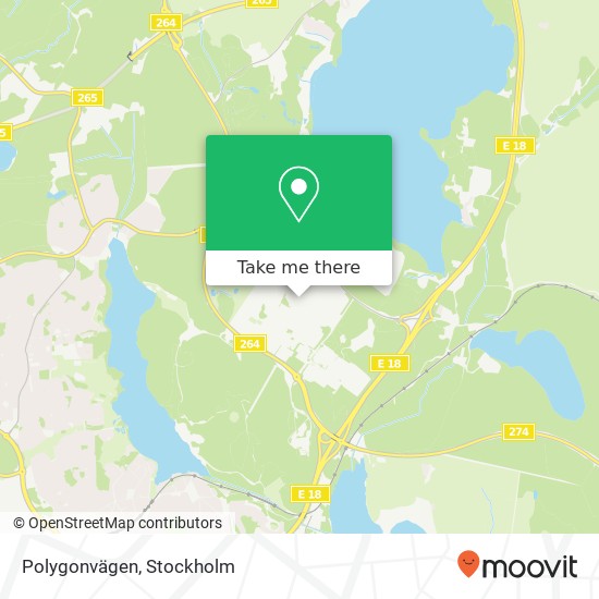 Polygonvägen map