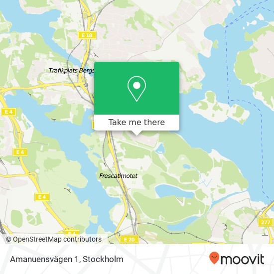 Amanuensvägen 1 map