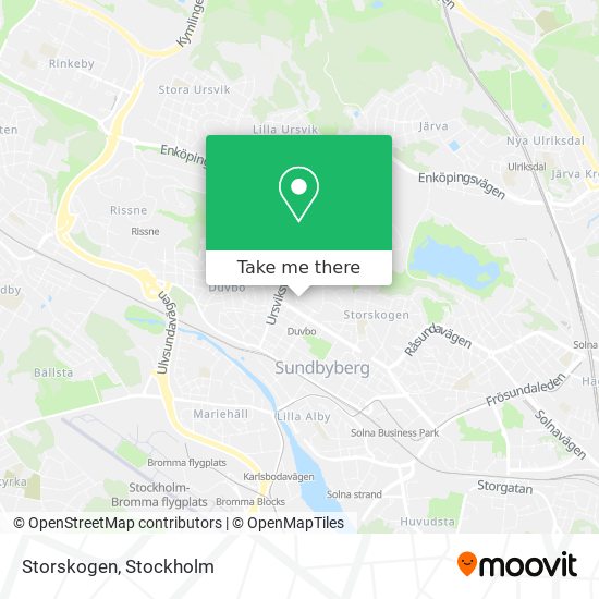 Storskogen map