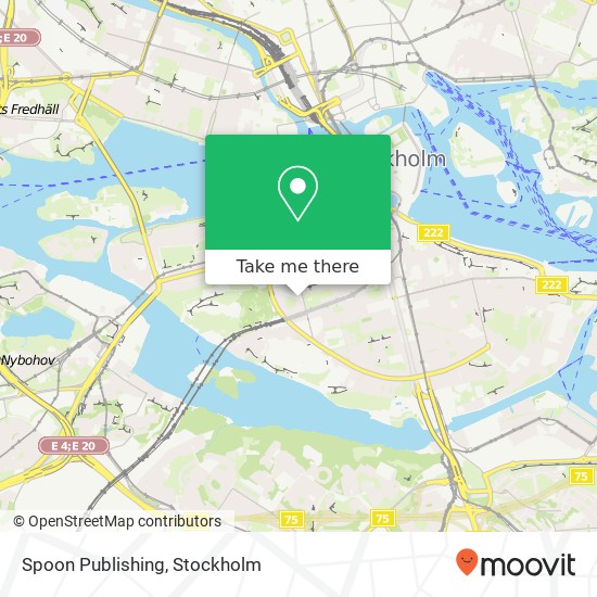 Spoon Publishing map