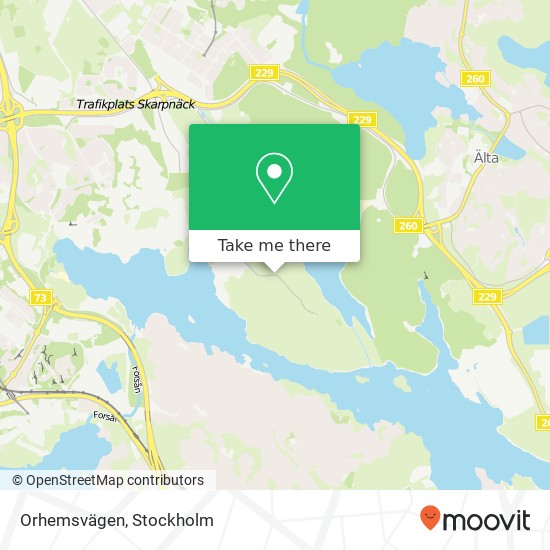 Orhemsvägen map