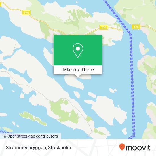 Strömmenbryggan map