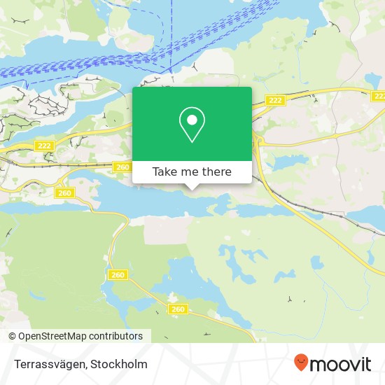 Terrassvägen map