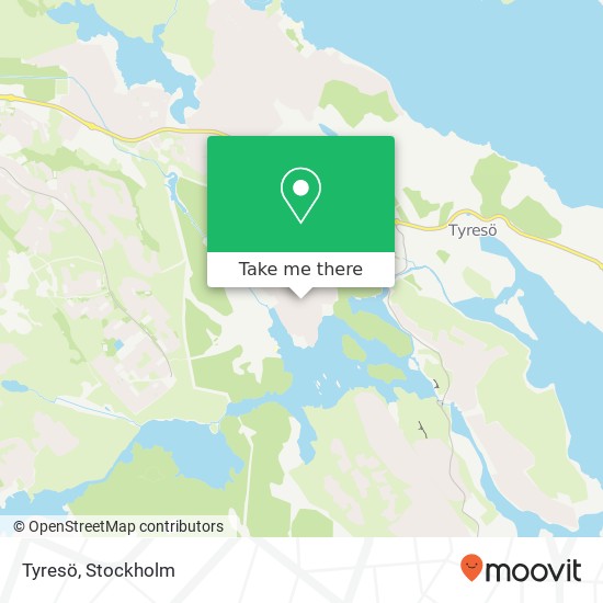 Tyresö map