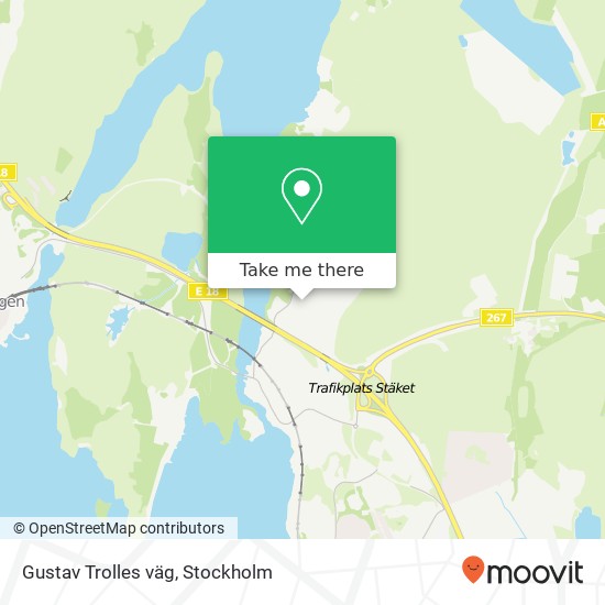Gustav Trolles väg map
