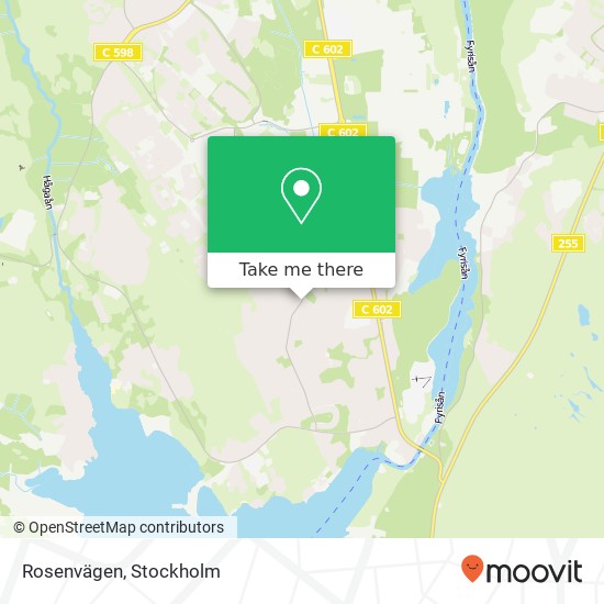 Rosenvägen map