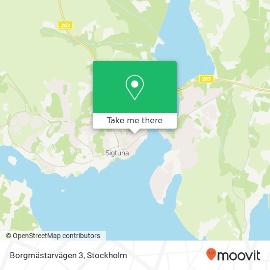 Borgmästarvägen 3 map