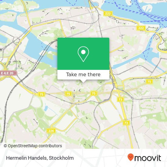 Hermelin Handels map