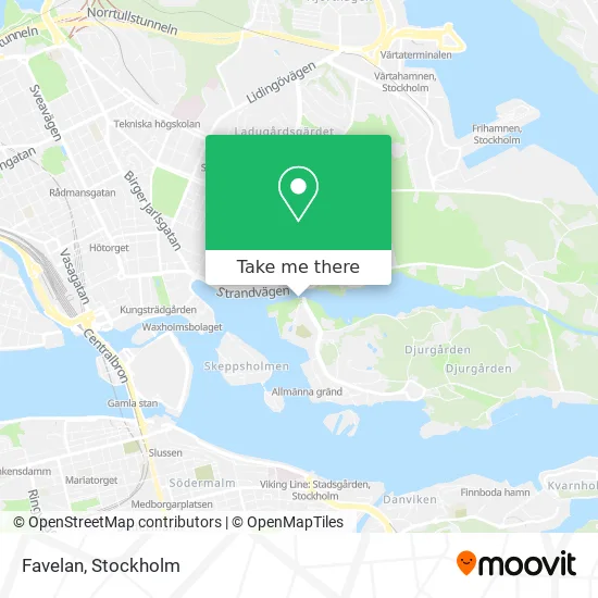 Favelan map