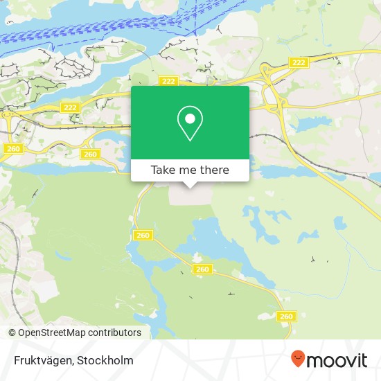 Fruktvägen map