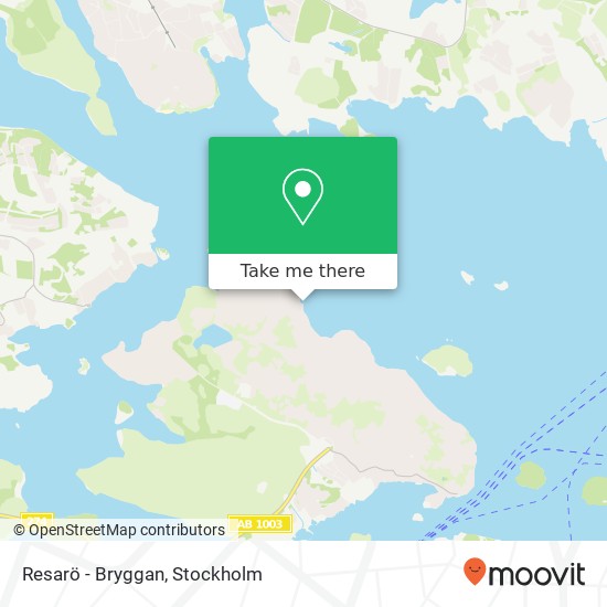 Resarö - Bryggan map