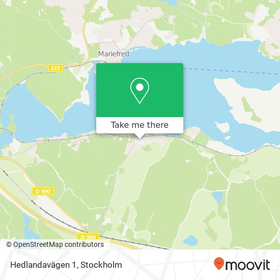 Hedlandavägen 1 map