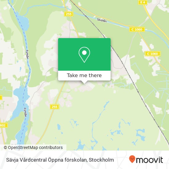 Sävja Vårdcentral Öppna förskolan map