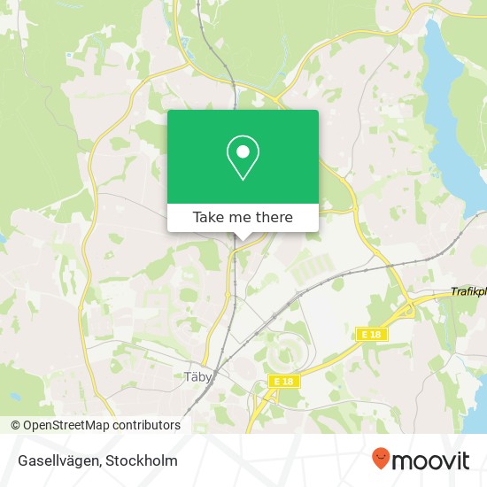 Gasellvägen map